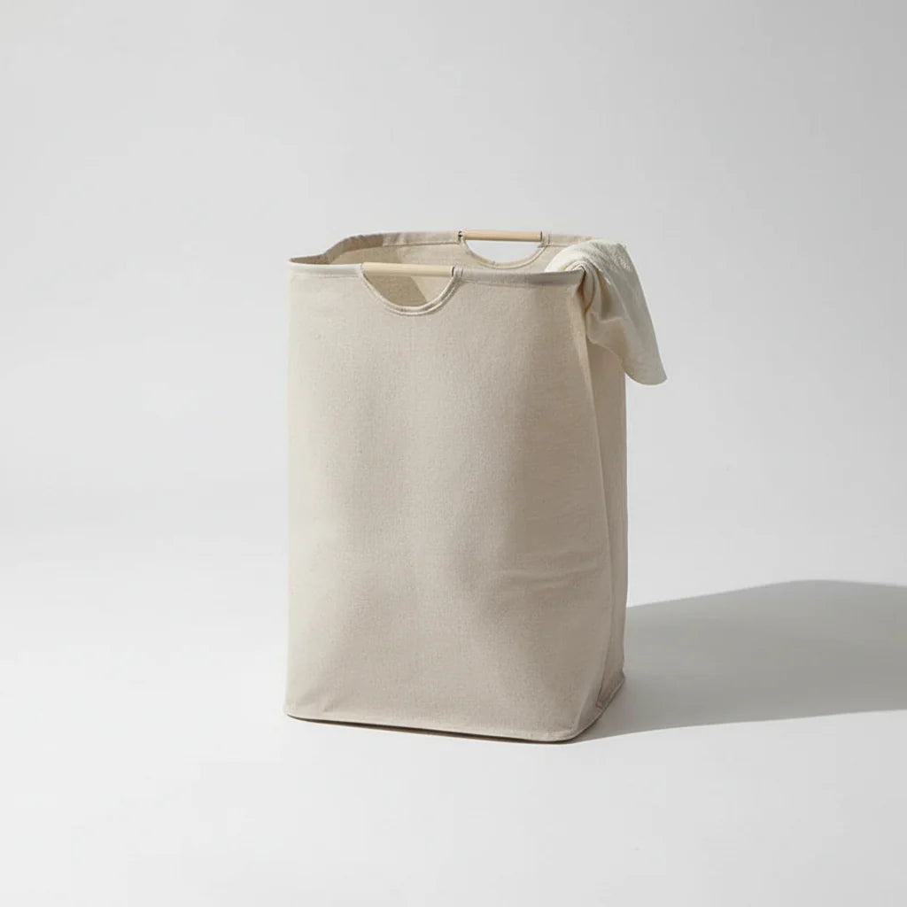 Foldable Cotton Linen Basket - Washibasket