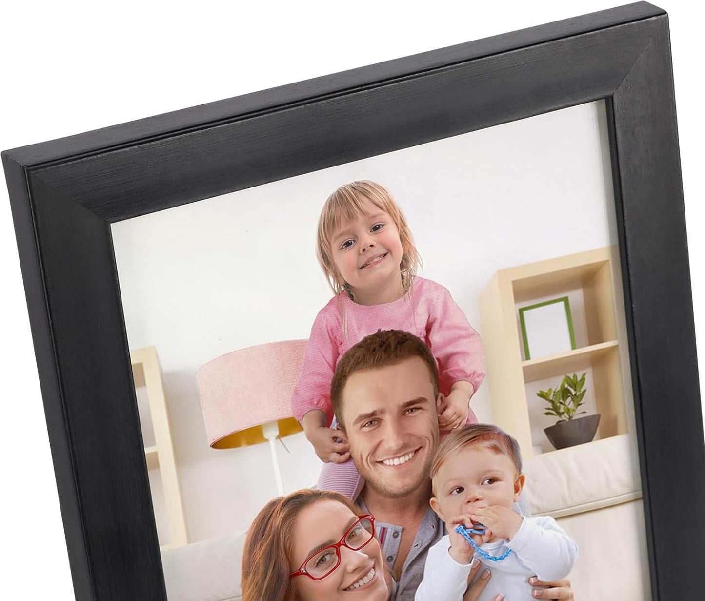 6X8 Picture Frame Black 6 X 8 Photo Frames Bulk for Wall or Tabletop Display, 12 Pack