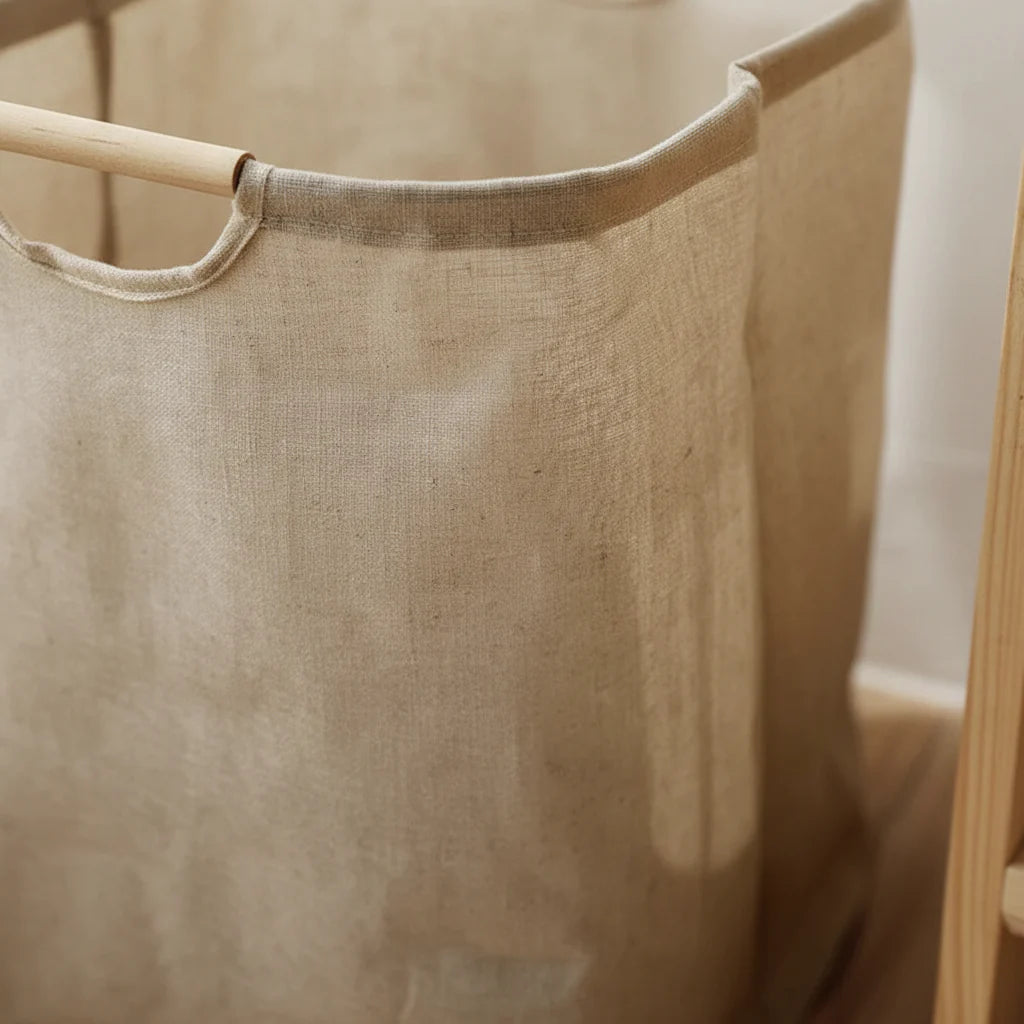 Foldable Cotton Linen Basket - Washibasket