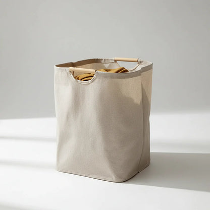 Foldable Cotton Linen Basket - Washibasket