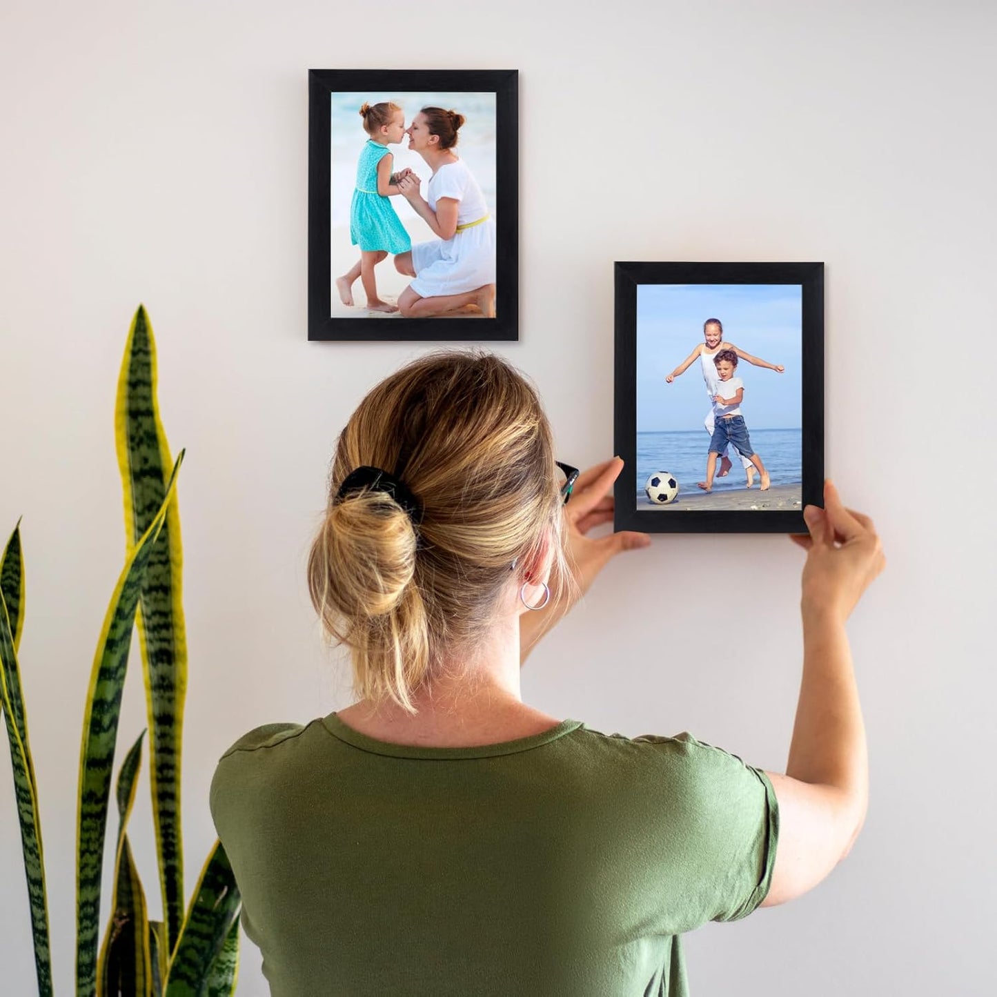 6X8 Picture Frame Black 6 X 8 Photo Frames Bulk for Wall or Tabletop Display, 12 Pack
