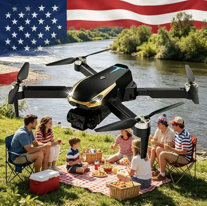 Aerial Drone M8 Pro 2026 - Optical Flow Hover, 5G Wifi FPV, 4K UHD EIS Camera & Intelligent Flight Modes