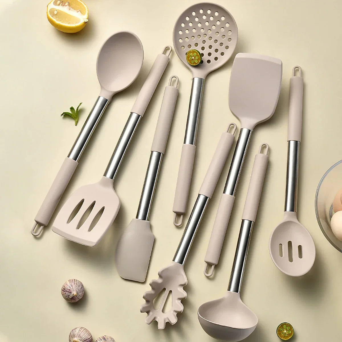 Silikon-Küchenutensilien-Set – Hitzebeständig & Kratzfrei